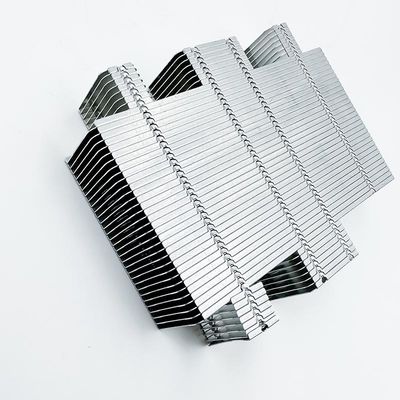 주문 제작된 CNC 기계가공 부분은 CPU를 위한 알루미늄 방열기 팔을 구리도금합니다