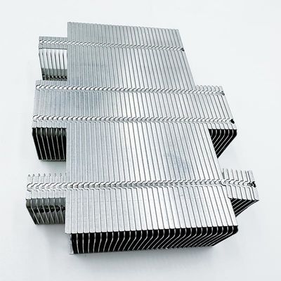 주문 제작된 CNC 기계가공 부분은 CPU를 위한 알루미늄 방열기 팔을 구리도금합니다