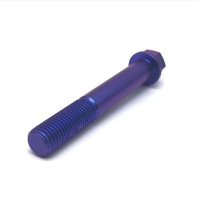 ISO9001 외부 육각형 스크루 플랜지 나사 티탄 합금 자동차 파스너