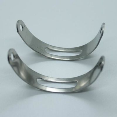 반원형 스테인레스 스틸 링 부품에 날인하는 구부러진 주문 제작된 금속